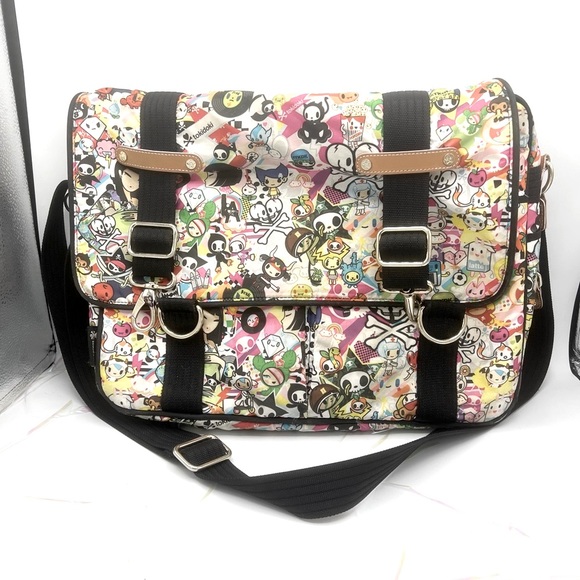 tokidoki Handbags - LeSportsac Tokidoki Skull Shoulder Messenger Bag